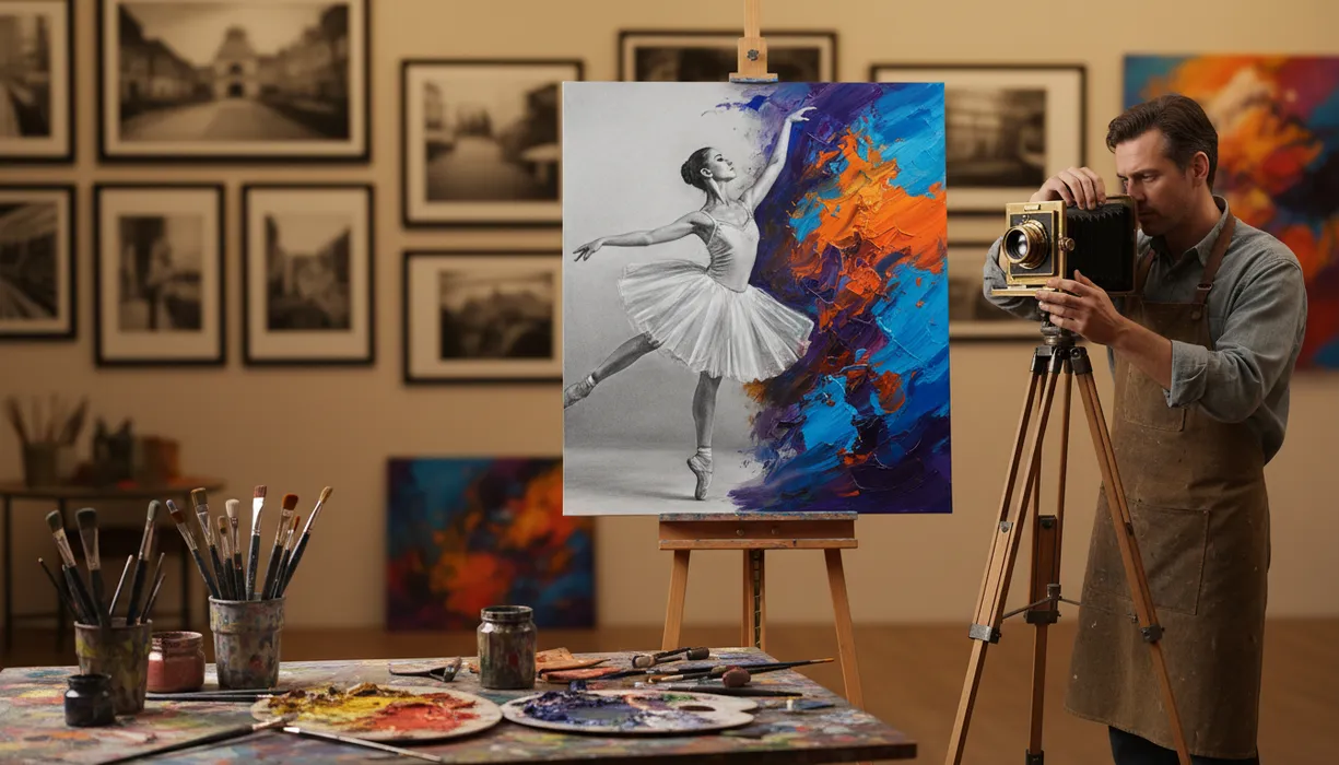 cover for Exploring the Intersection of Photography and Visual Art