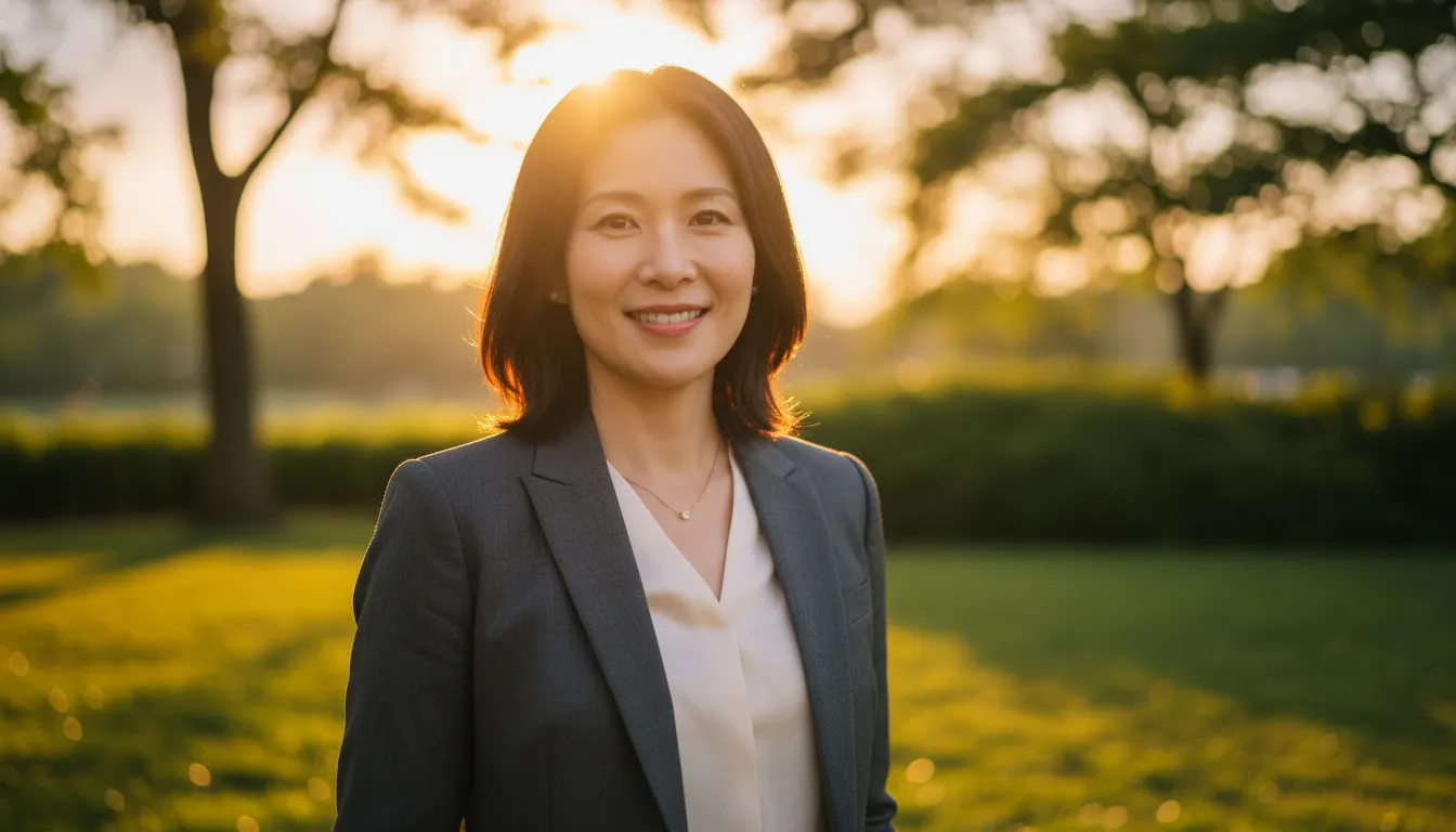 golden hour portrait photography