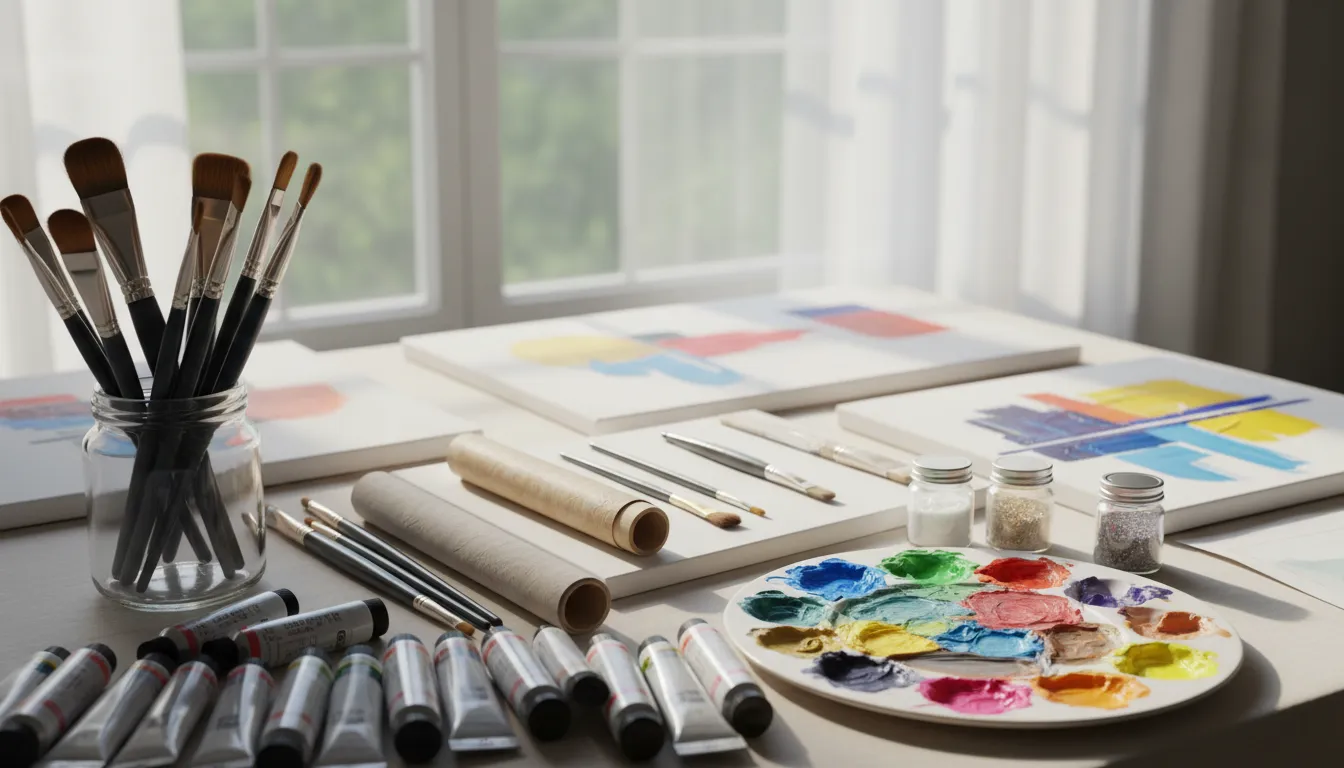 best abstract art materials