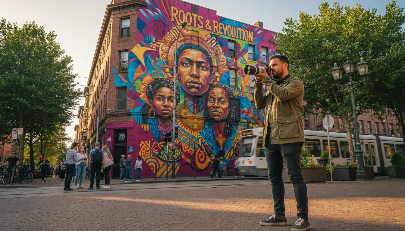 capturing street art murals