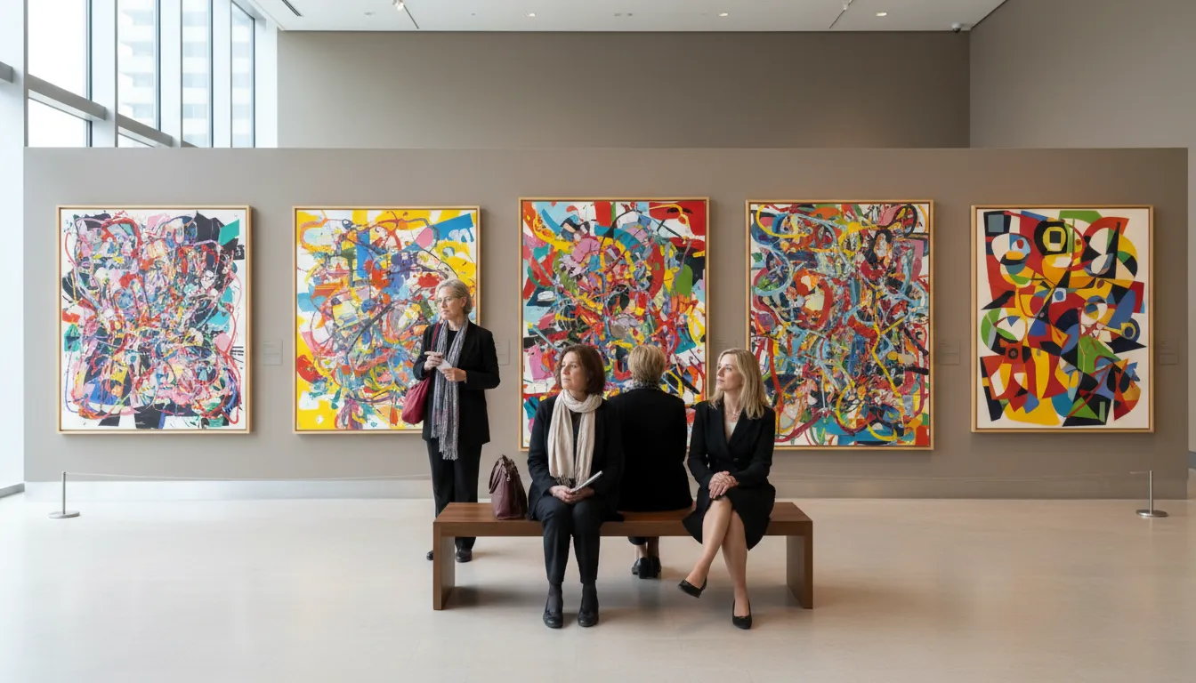 abstract art collection